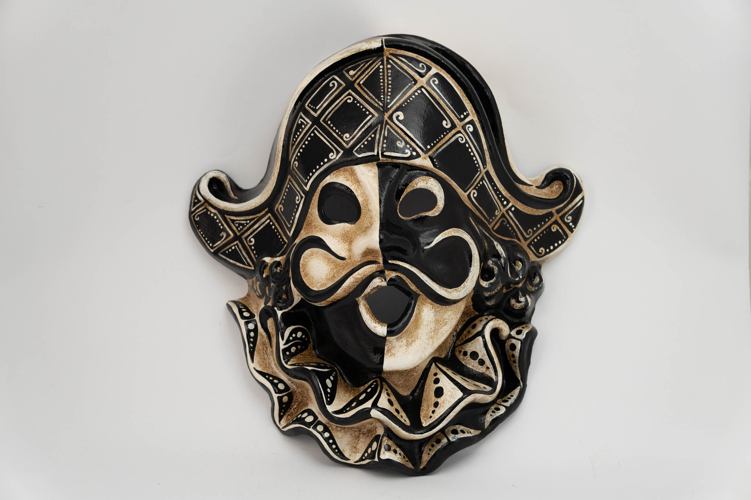 Venetian Mask Arlecchino Cachemire
