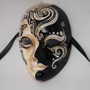Venetian Face Mask in Paper-Mache