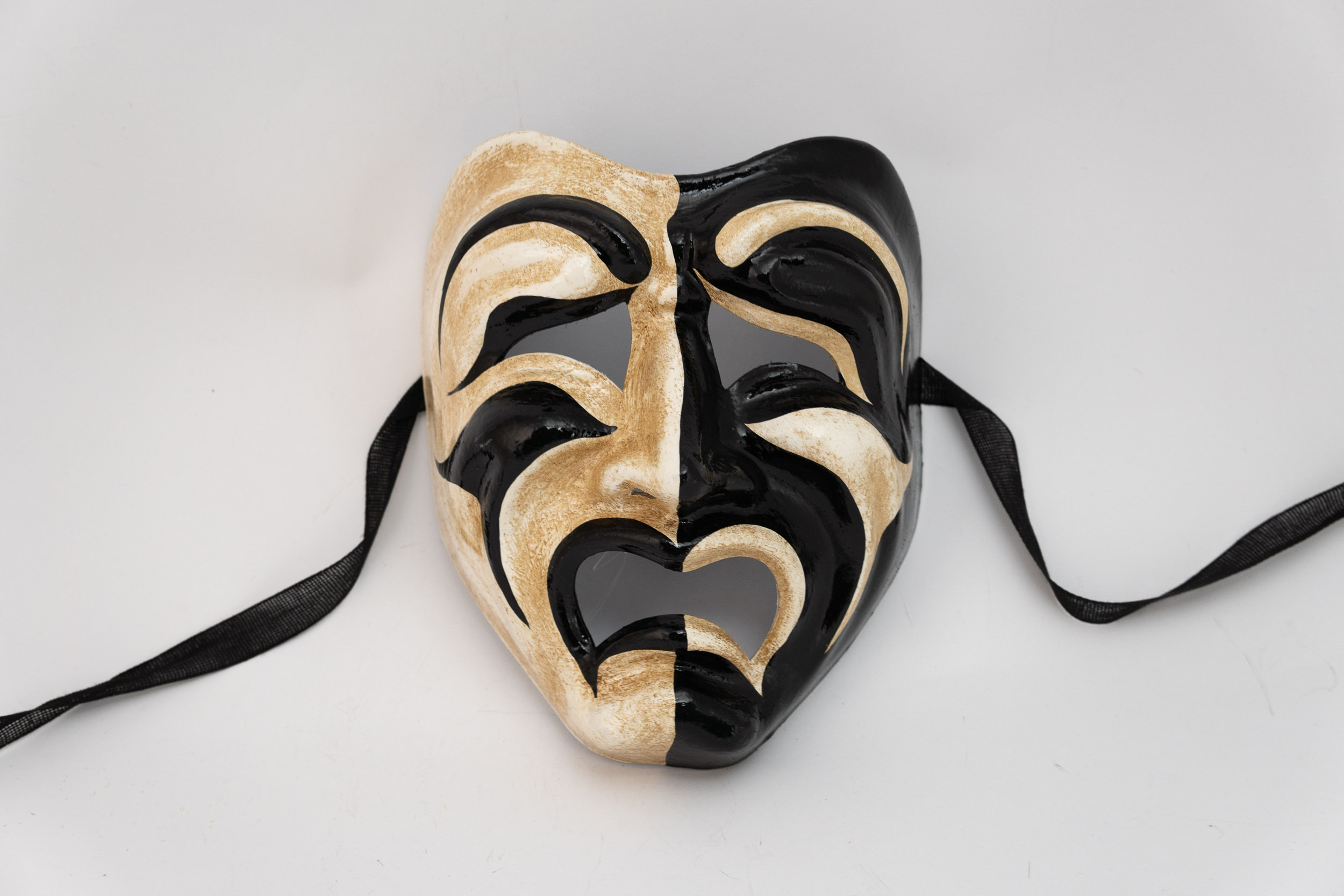 Venetian mask - Tragedy Face Cachemire