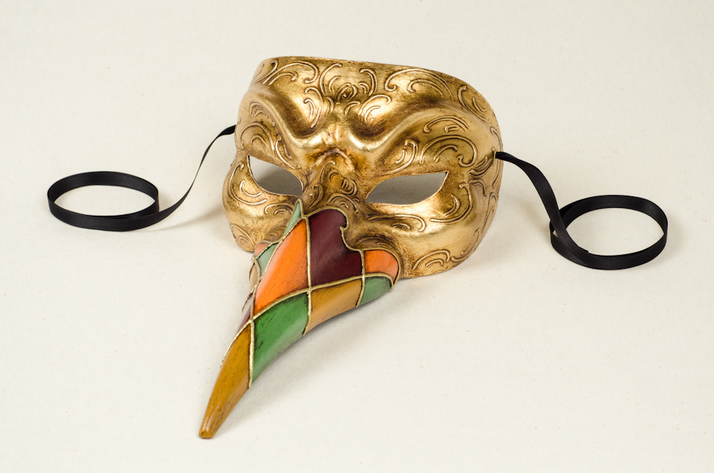 Long Nose Venetian Masks for sale - Michele 1