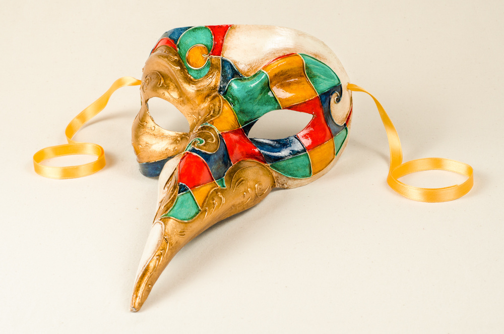 Long Nose Mask for sale for carnival costumes Rosy 1