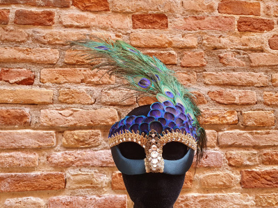 Eye Mask Peacock Royal