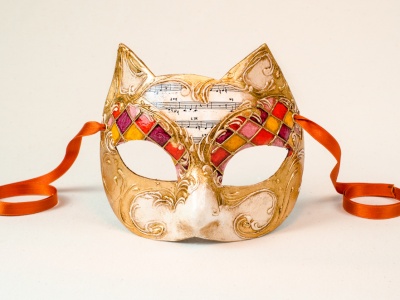 Cat Mask Rococo Small