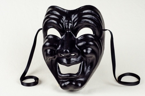 Comedy Face Mask Black