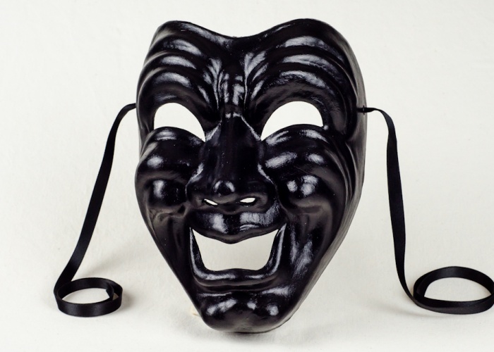 Masque de la Comédie noir