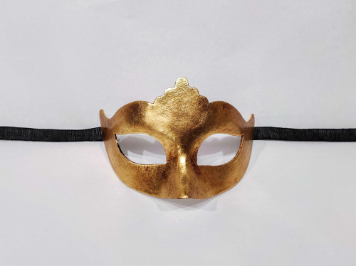 Eye Mask Golden Leaf