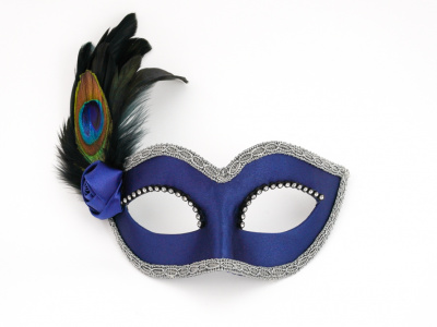 Eye Mask Peacock Small