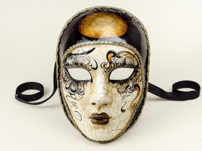 Face Mask Pierrot Betty Craquelure