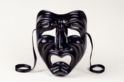 Masque de la Tragédie (version noir)