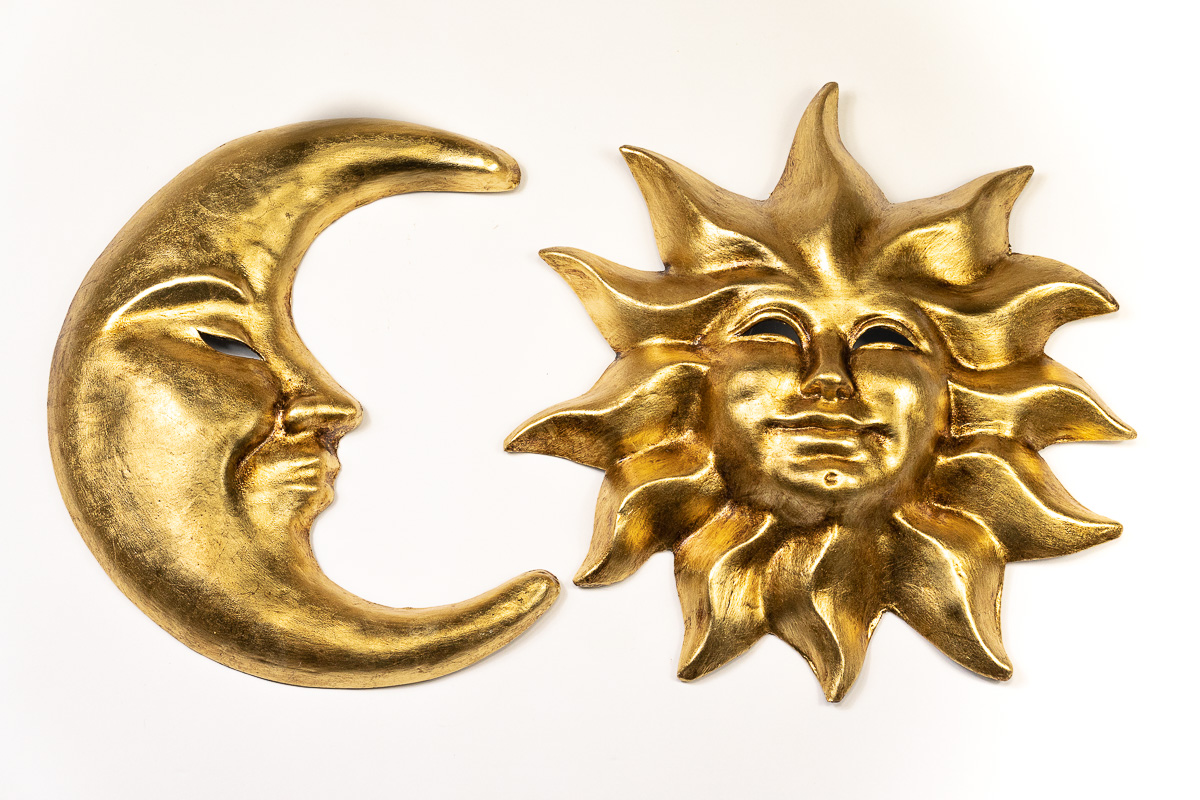 Venetian Masks Bundle - Golden Sun and Moon